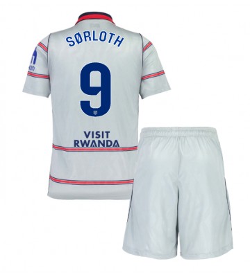 Atletico Madrid Alexander Sorloth #9 Replika Tredje Tröja Barn 2026-27 Kortärmad (+ Korta byxor)
